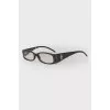 Rectangular prescription glasses