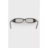 Rectangular prescription glasses