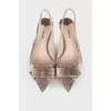 Mules with snakeskin effect