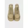 Textile boots with brand logo