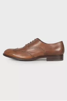 Men's dark brown brogues