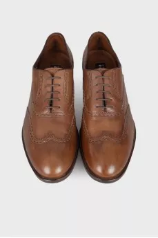 Men's dark brown brogues