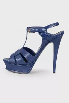 Tribute blue sandals