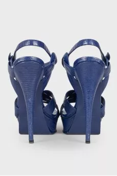 Tribute blue sandals
