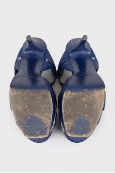 Tribute blue sandals