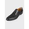 Men's black brogues