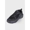 Triple S black sneakers