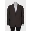 Men's brown wool jacket
