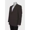 Men's brown wool jacket