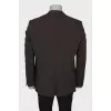 Men's brown wool jacket