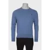 Men's cotton and cashmere jumper