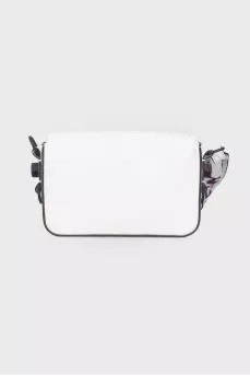Black and white shoulder bag