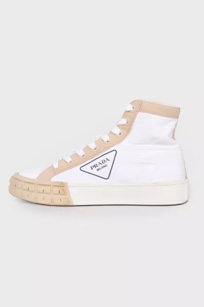 Gabardine sneakers