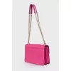 Pink bag with golden chain