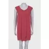 Pink polka dot dress