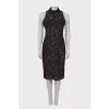 Sleeveless lace dress