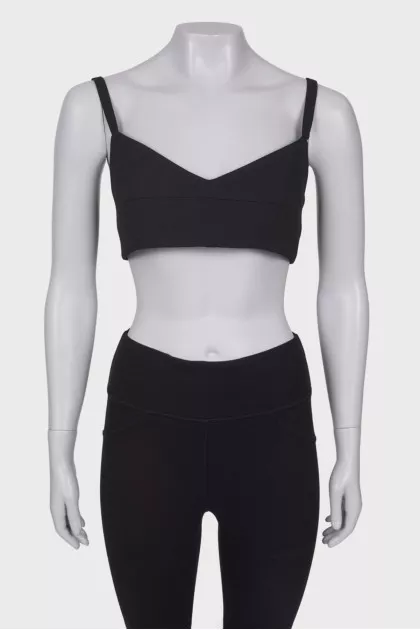 Black tank top