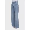 Blue palazzo jeans with tag