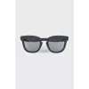 Matte sunglasses with rhinestones