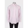 Men's pink shirt with tag