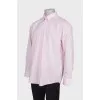 Men's pink shirt with tag