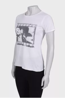 Raw seam T-shirt