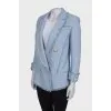 Light blue tweed jacket