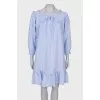 Light blue dress with frill