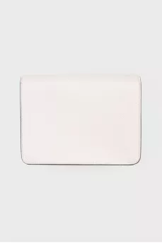 White embossed mini bag