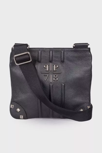 Black bag with company logo