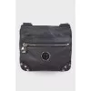 Black bag with company logo