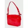 Red patent leather bag