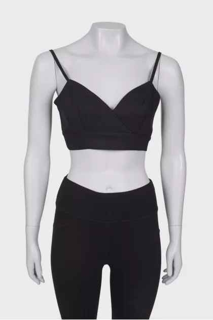 Black tank top