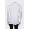White T-shirt with patches
