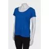 Blue translucent T-shirt