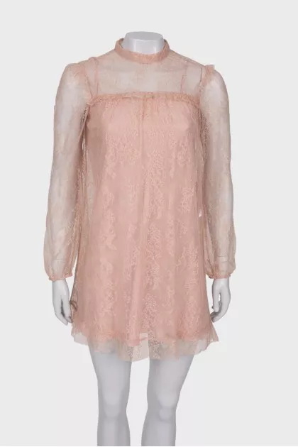 Loose lace dress