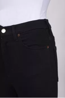 High rise black skinny jeans