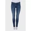 Blue distressed jeans