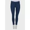 Blue skinny jeans