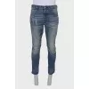 Men's jeans with raised seams