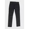 Men's dark gray jeans