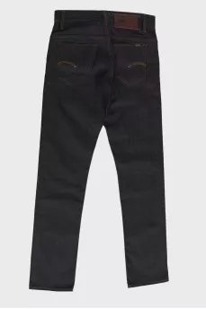 Men's dark gray jeans