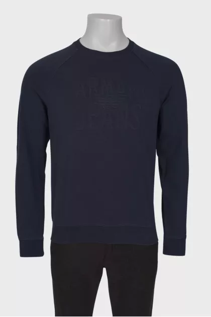 Men's dark blue sweatshirt
