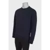 Men's dark blue sweatshirt