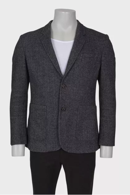 Dark gray men's jacket