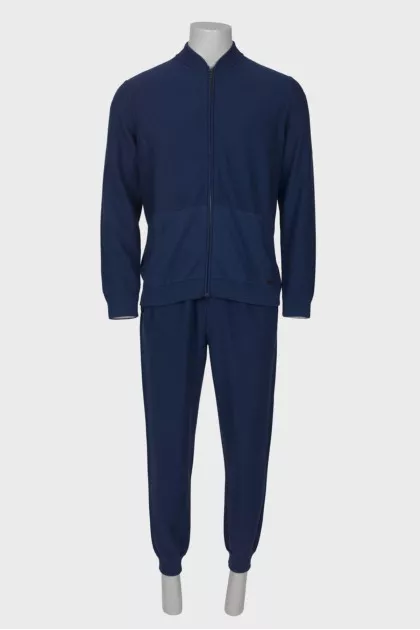 Men's dark blue suit