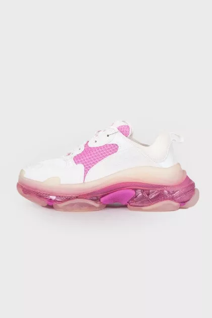 Двухцветные кроссовки Triple S 