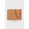 Bag with golden rhinestones