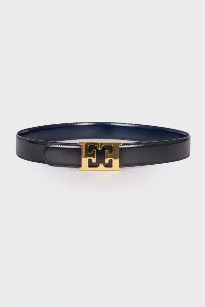 Reversible leather belt