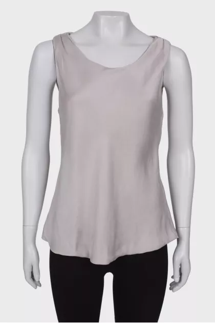 Gray Loose Top